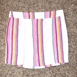 Striped skirt, worn once, size L